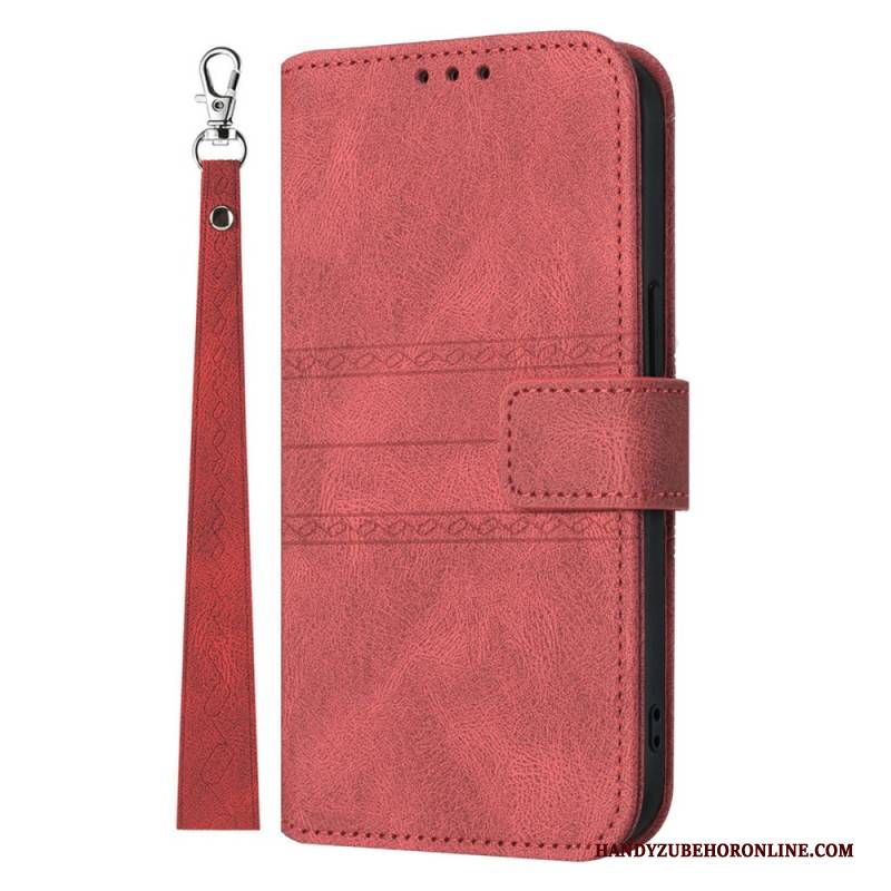 Lederhüllen Oppo Reno 13 5g Doppelfries Mit Riemen