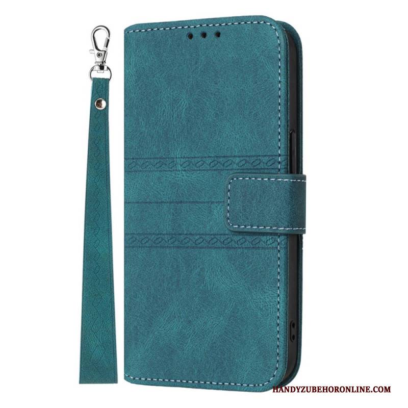 Lederhüllen Oppo Reno 13 5g Doppelfries Mit Riemen