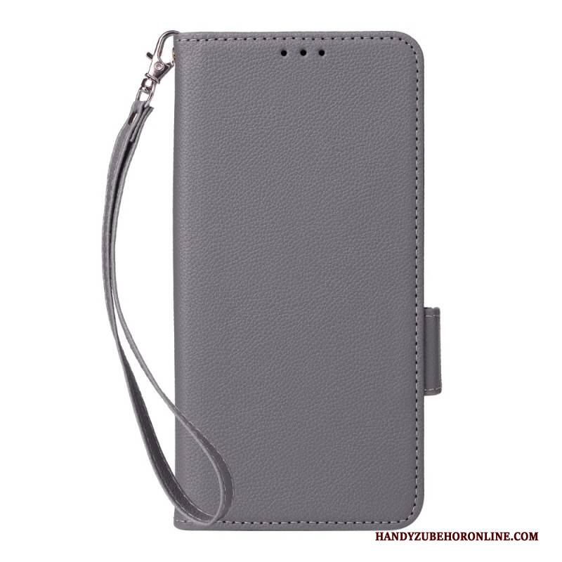 Lederhüllen Oppo Reno 13 5g Handyhülle Armband Aus Kunstleder In Litschi-optik