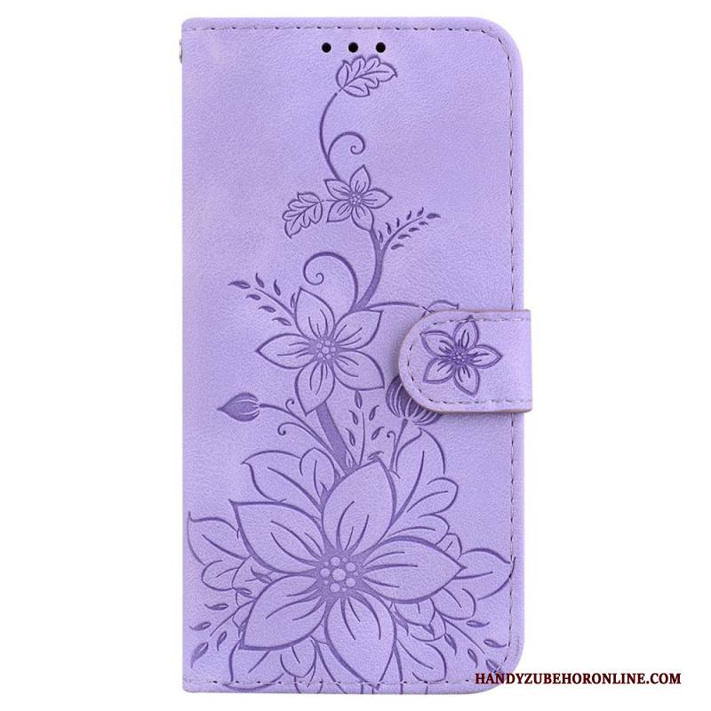 Lederhüllen Oppo Reno 13 5g Lilienmuster