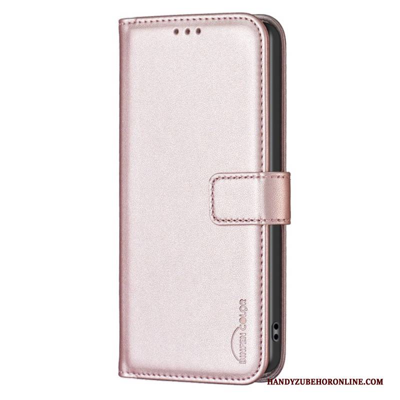 Lederhüllen Oppo Reno 13f 4g / 5g / 13 Fs 5g Handyhülle Kunstleder Binfen Farbe