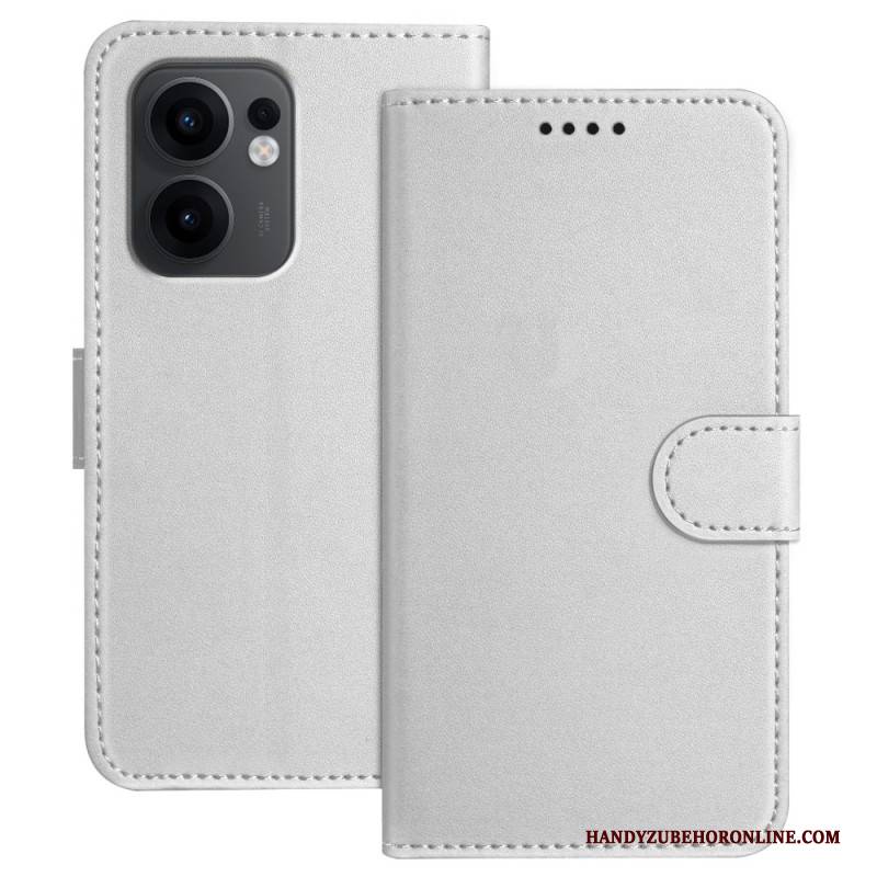 Lederhüllen Oppo Reno 13f 4g / 5g / 13 Fs 5g Handyhülle Monochrom