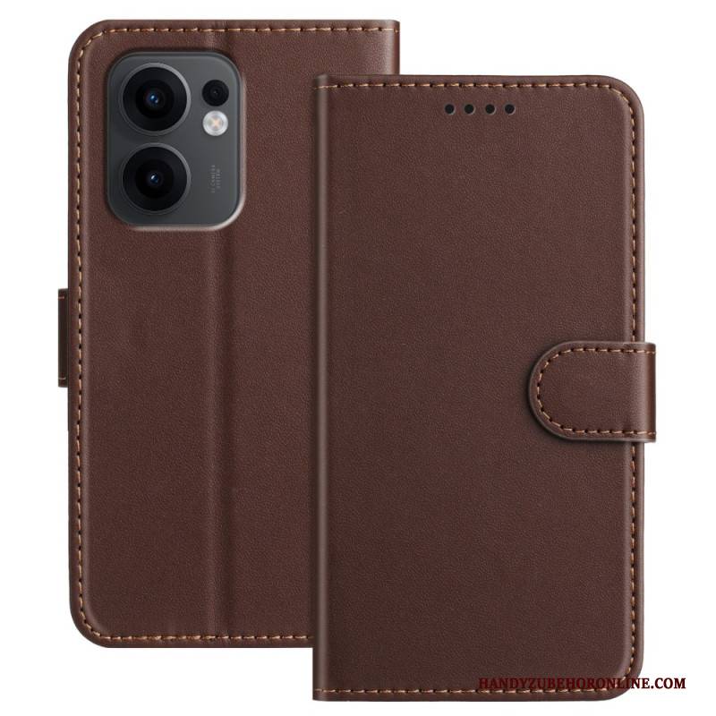 Lederhüllen Oppo Reno 13f 4g / 5g / 13 Fs 5g Handyhülle Monochrom