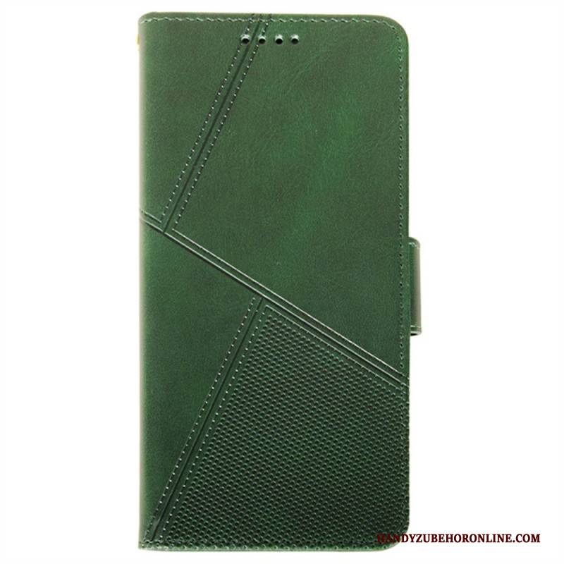 Lederhüllen Oppo Reno 13f 4g / 5g / 13 Fs 5g Idewei Streifen