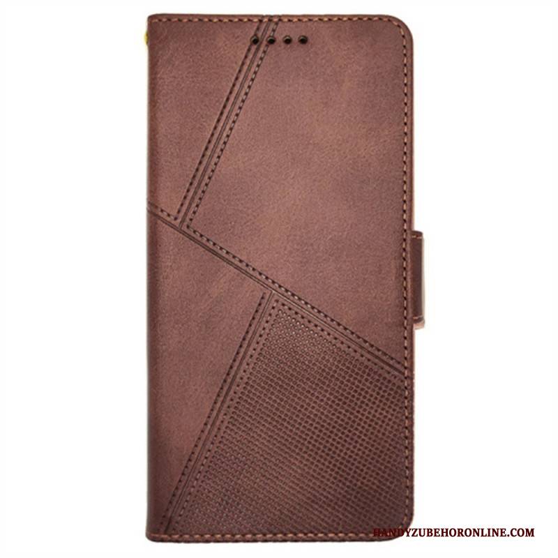 Lederhüllen Oppo Reno 13f 4g / 5g / 13 Fs 5g Idewei Streifen