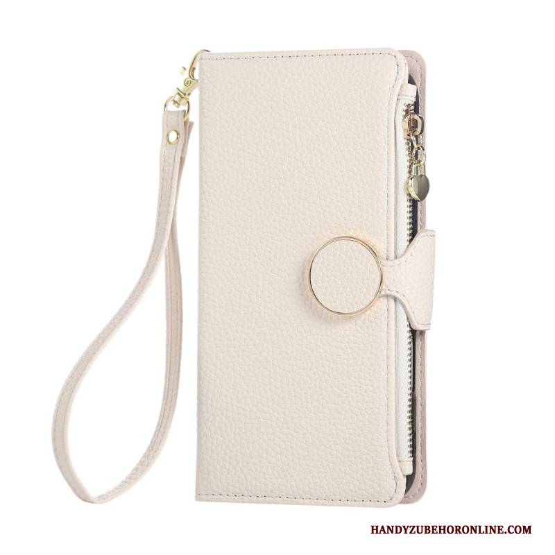 Lederhüllen Oppo Reno 14 5g Geldbörse Mit Reißverschluss