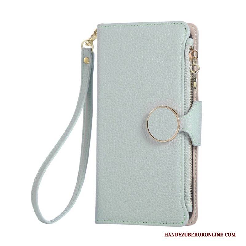 Lederhüllen Oppo Reno 14 5g Geldbörse Mit Reißverschluss