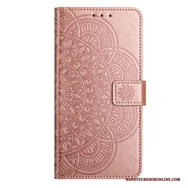 Lederhüllen Oppo Reno 14 Pro 5g Handyhülle Blumen-mandala