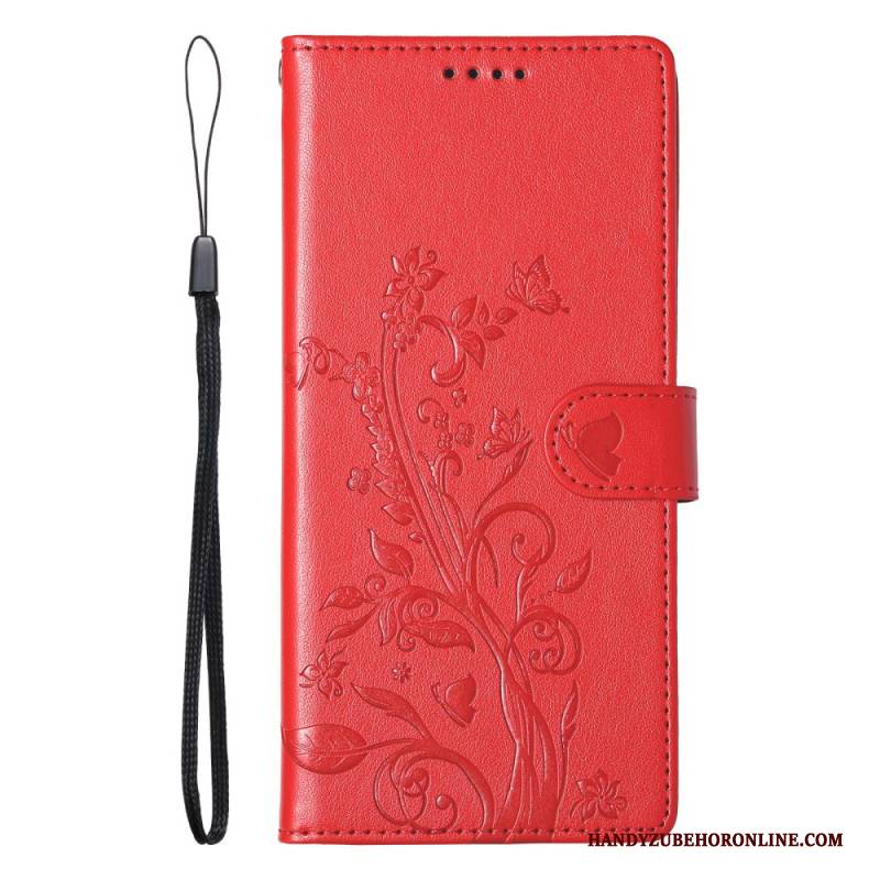 Lederhüllen Oppo Reno 14 Pro 5g Handyhülle Blumenmuster