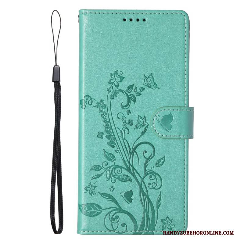 Lederhüllen Oppo Reno 14 Pro 5g Handyhülle Blumenmuster