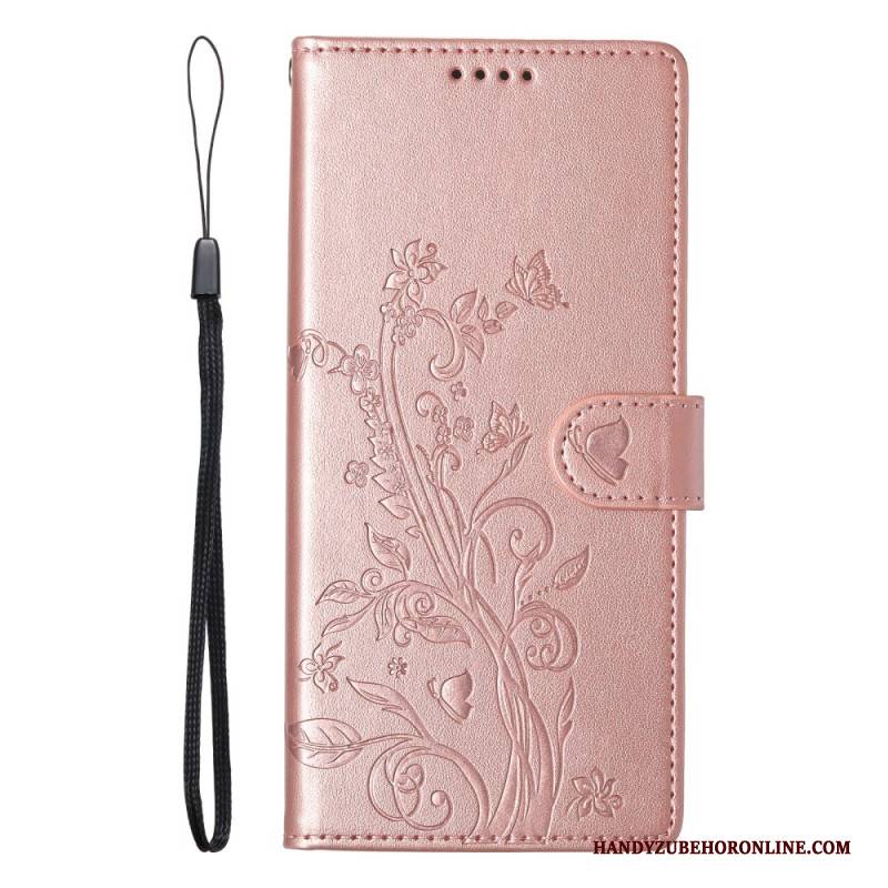 Lederhüllen Oppo Reno 14 Pro 5g Handyhülle Blumenmuster