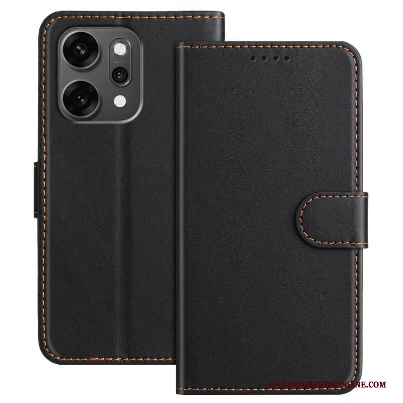 Lederhüllen Oppo Reno 14 Pro 5g Handyhülle Monochrom