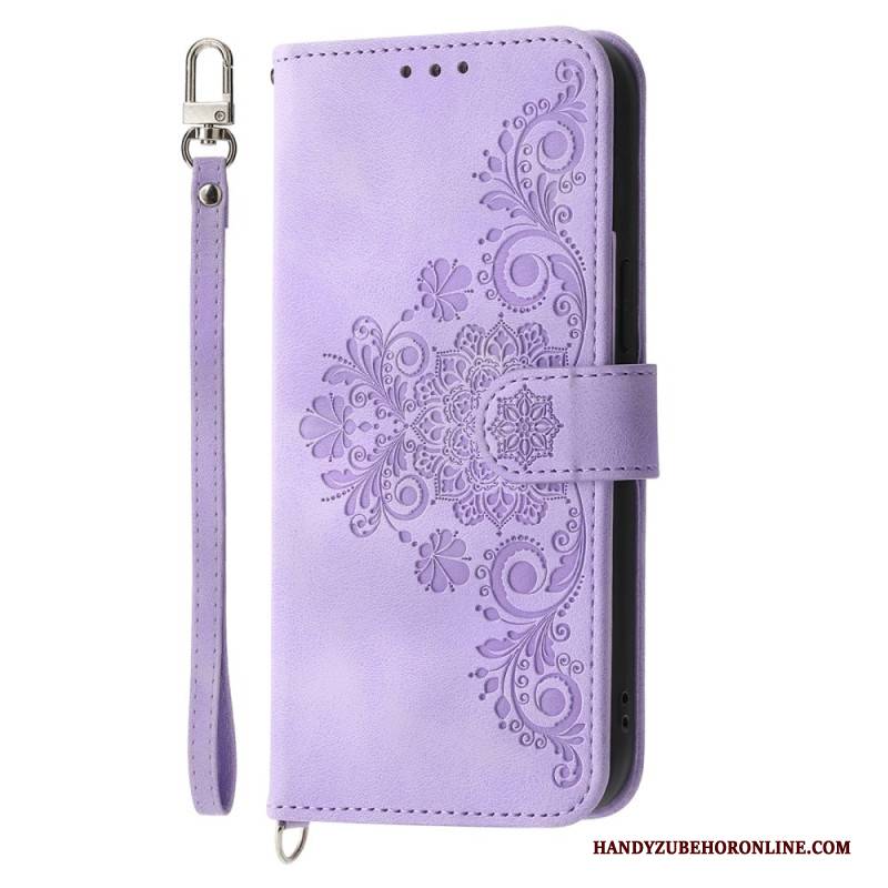 Lederhüllen Oppo Reno 14 Pro 5g Wildlederoptik Mit Riemen Und Schulterriemen