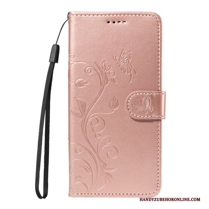 Lederhüllen Oppo Reno 14f 5g Handyhülle Kleine Blumen