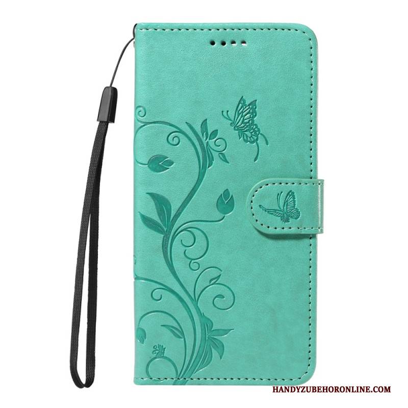 Lederhüllen Oppo Reno 14f 5g Handyhülle Kleine Blumen