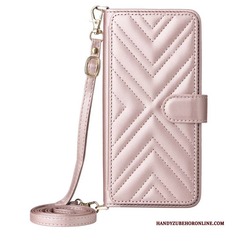 Lederhüllen Oppo Reno 14f 5g Hochwertiges Design Mit Schultergurt Und Trageband