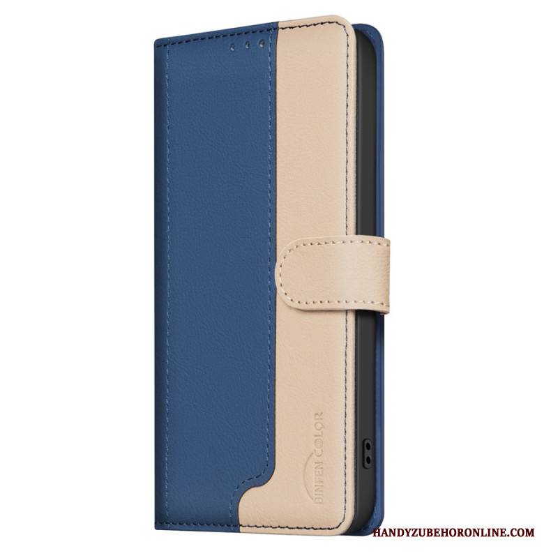 Lederhüllen Oppo Reno 14f 5g Zweifarbig