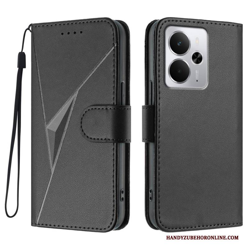 Lederhüllen Realme 14 5g Dreiecksmuster