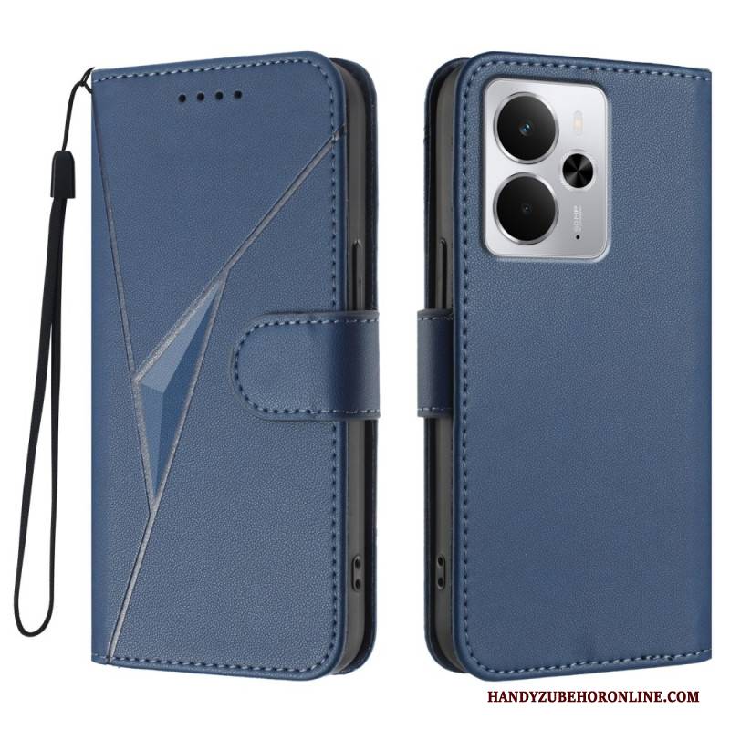 Lederhüllen Realme 14 5g Dreiecksmuster