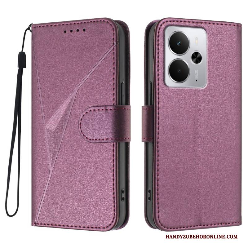 Lederhüllen Realme 14 5g Dreiecksmuster