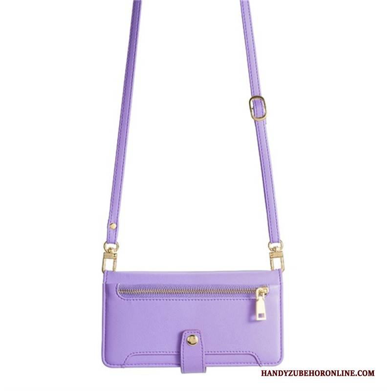 Lederhüllen Realme 14 5g Handyhülle Geldbörse Mit Reißverschluss Riemen Und Schulterriemen