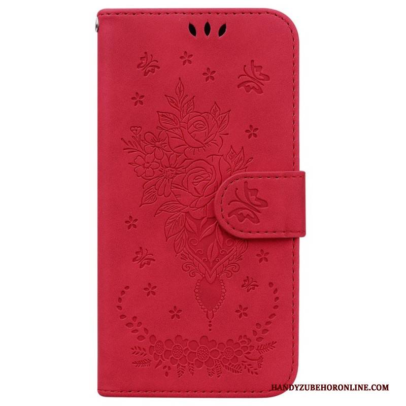 Lederhüllen Realme 14 5g Handyhülle Rosen