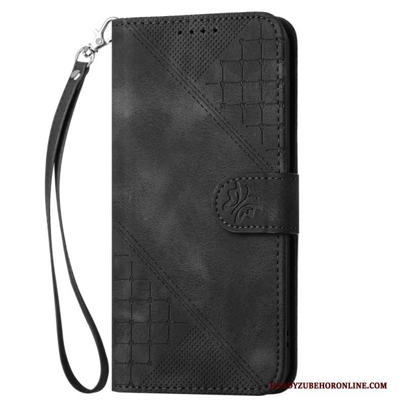 Lederhüllen Realme 14 5g Handyhülle Schmetterlingsmuster-armband