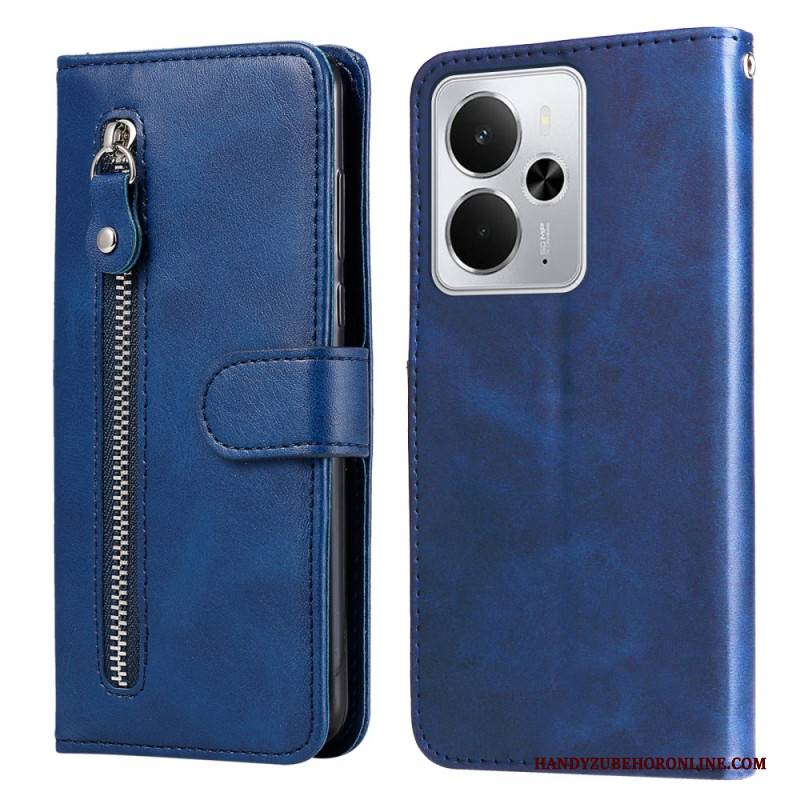 Lederhüllen Realme 14 5g Reißverschlusstasche