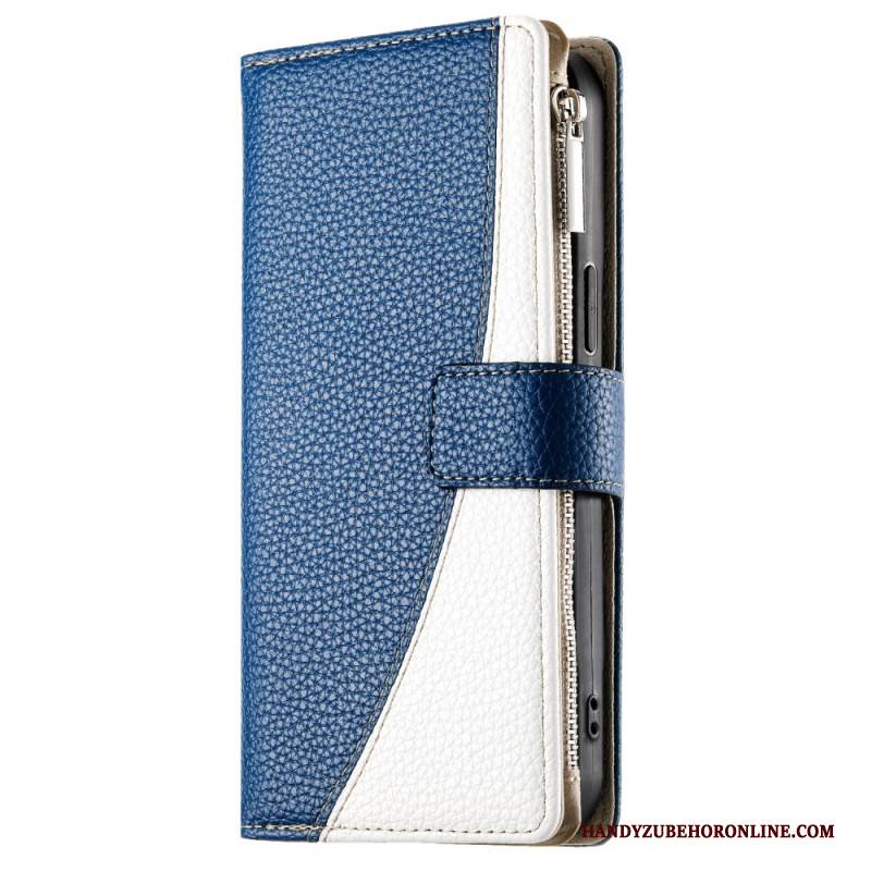 Lederhüllen Realme 14 5g Zweifarbig Mit Riemen