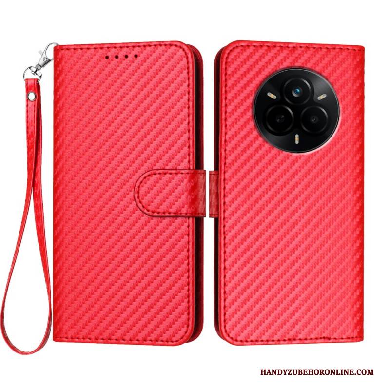 Lederhüllen Realme 14 Pro 5g Carbonfaser