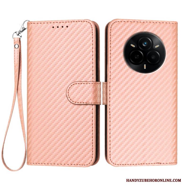 Lederhüllen Realme 14 Pro 5g Carbonfaser