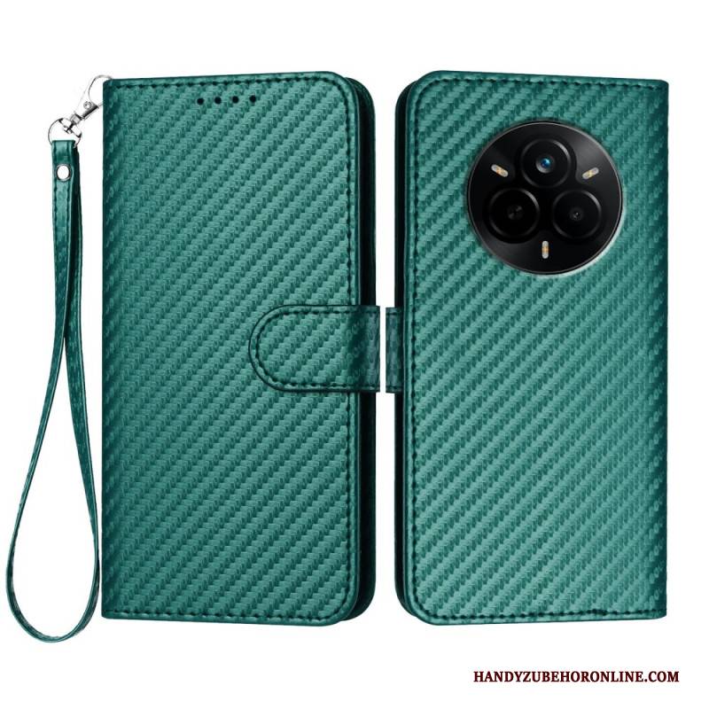Lederhüllen Realme 14 Pro 5g Carbonfaser