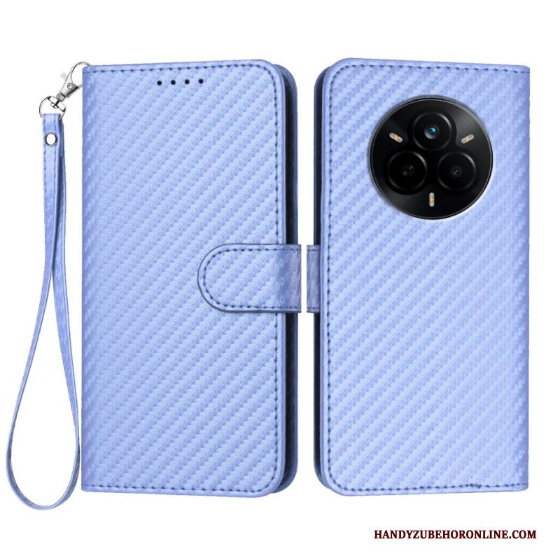 Lederhüllen Realme 14 Pro 5g Carbonfaser