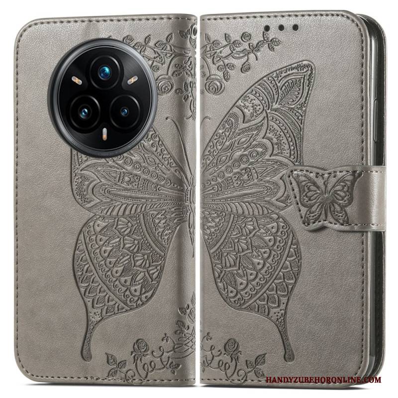 Lederhüllen Realme 14 Pro 5g Handyhülle Barocker Schmetterling