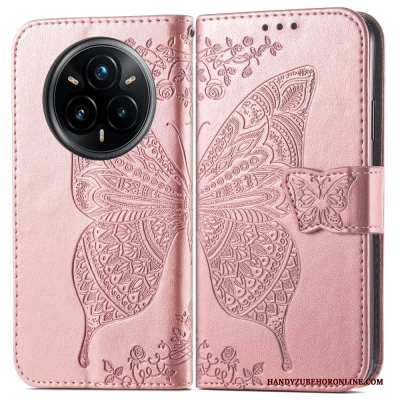Lederhüllen Realme 14 Pro 5g Handyhülle Barocker Schmetterling