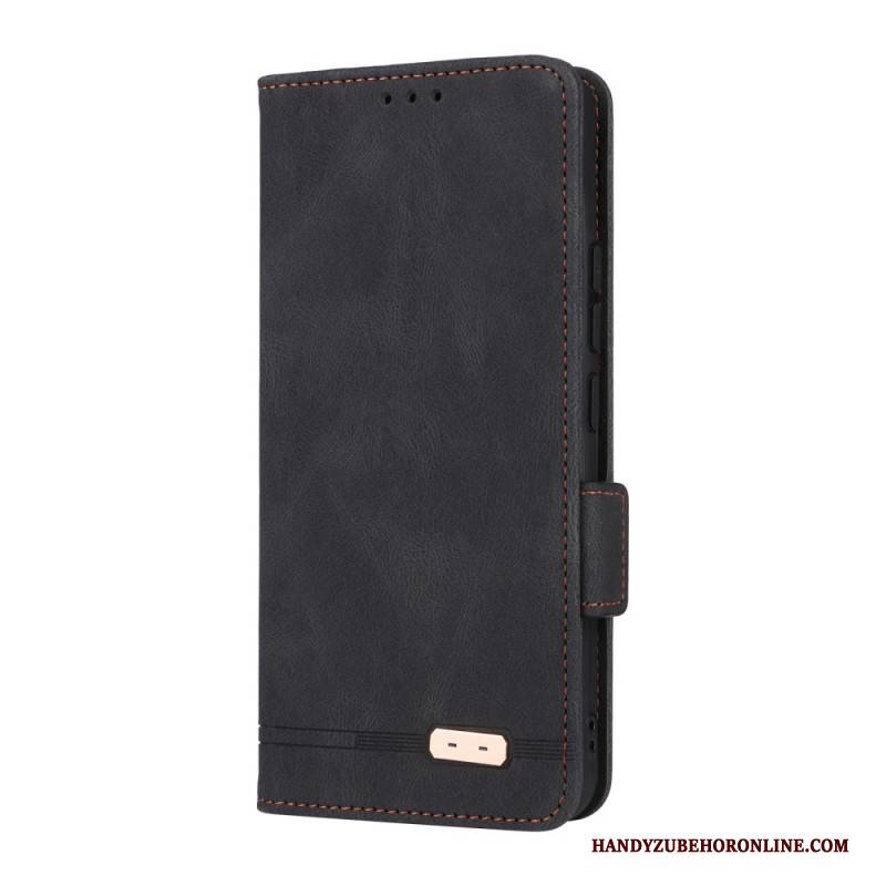 Lederhüllen Realme 14 Pro 5g Handyhülle Retro-wildlederoptik