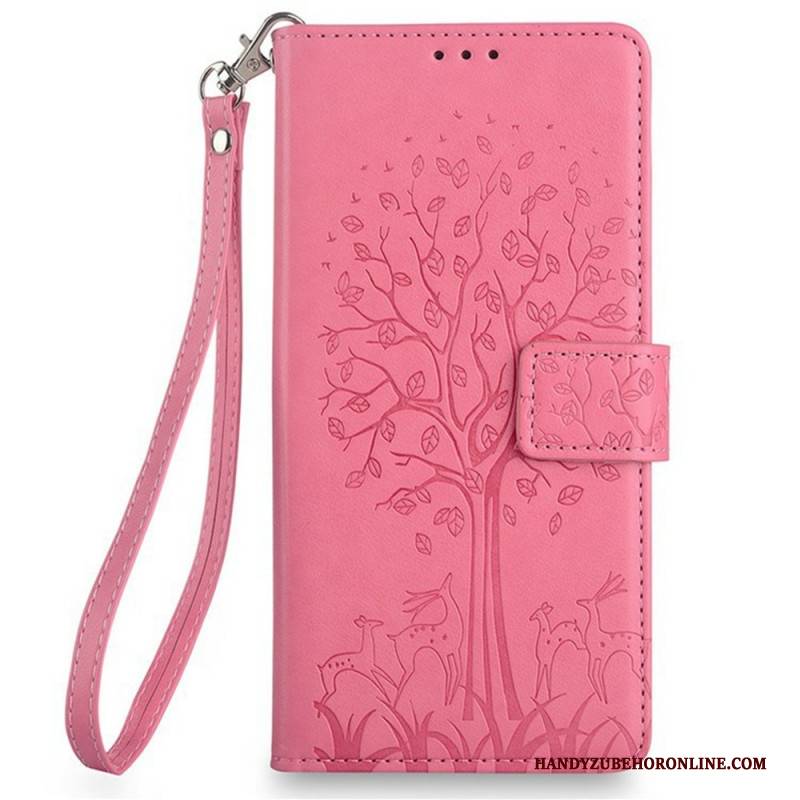 Lederhüllen Realme 14 Pro 5g Hirsch Und Baum