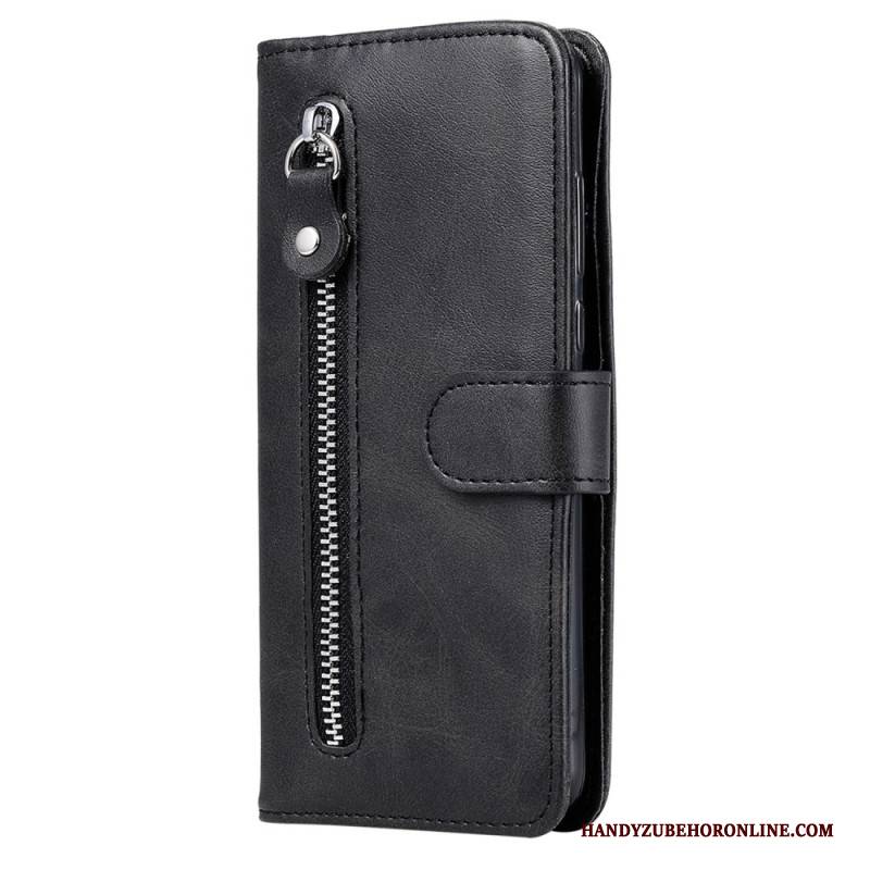 Lederhüllen Realme 14 Pro 5g Vordertasche Mit Reißverschluss