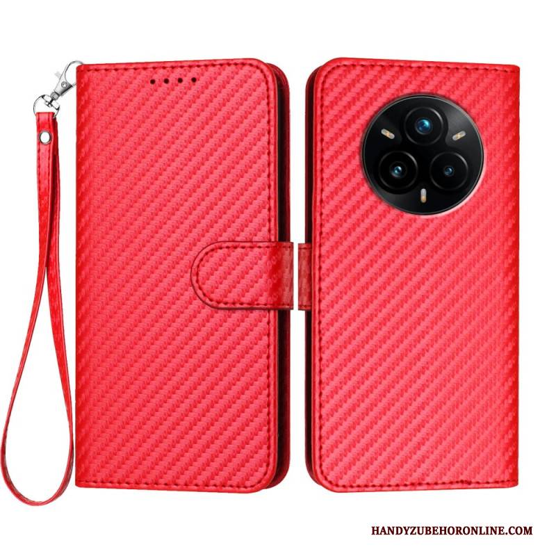 Lederhüllen Realme 14 Pro Plus 5g Carbonfaser-armband