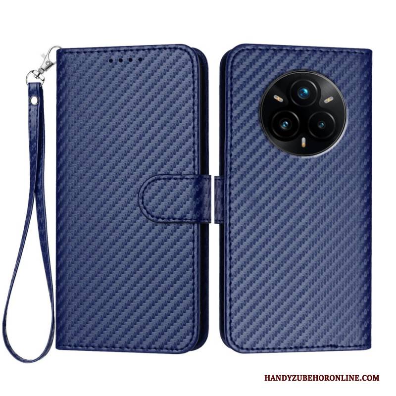 Lederhüllen Realme 14 Pro Plus 5g Carbonfaser-armband