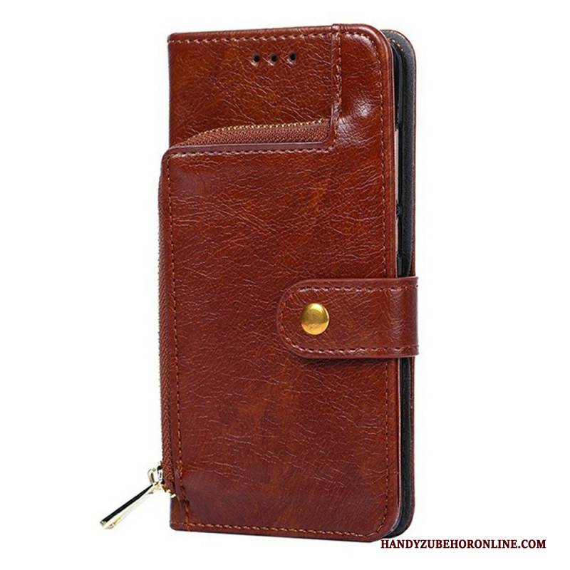 Lederhüllen Realme 14 Pro Plus 5g Handyhülle Geldbörse Mit Blitz-verschluss