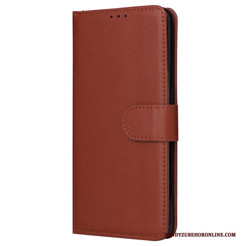 Lederhüllen Realme 14t 5g Glatter Riemen