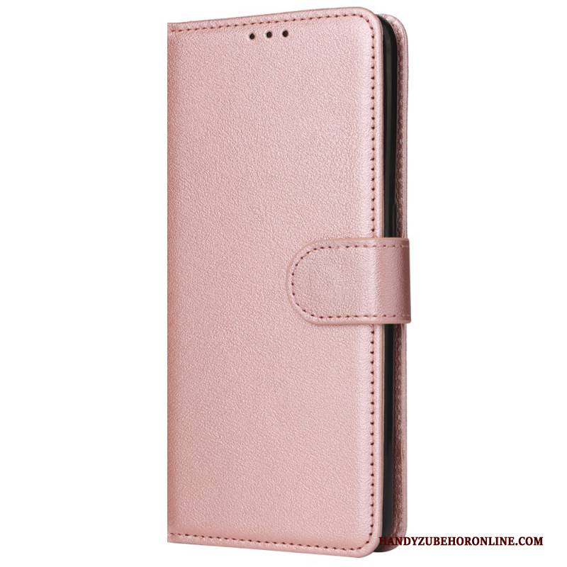 Lederhüllen Realme 14t 5g Glatter Riemen