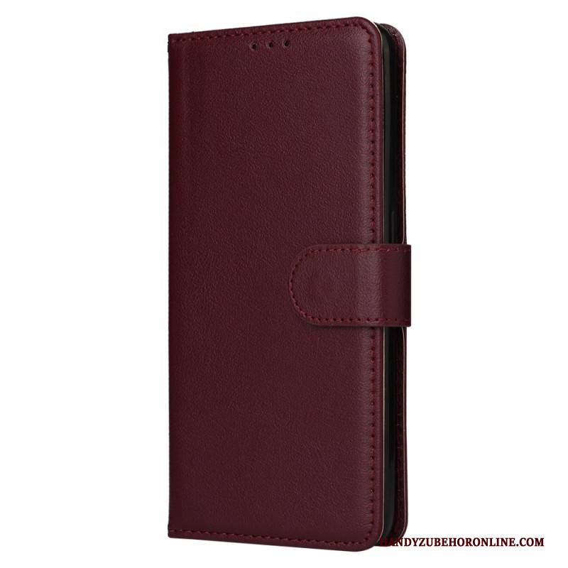 Lederhüllen Realme 14t 5g Glatter Riemen