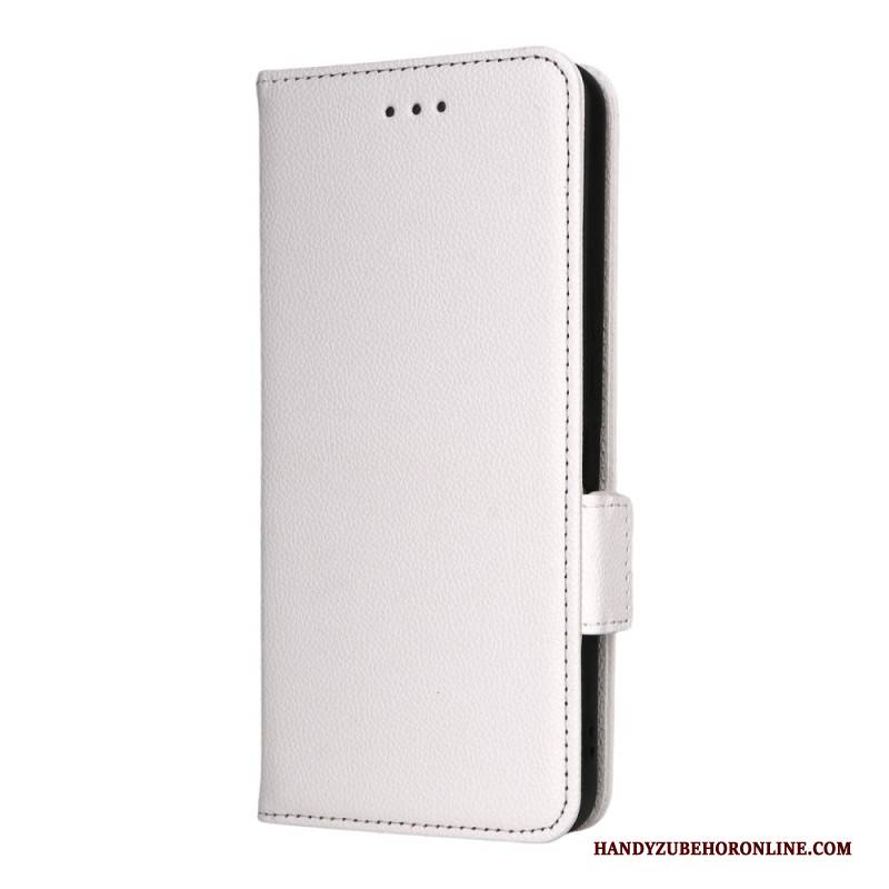 Lederhüllen Realme 14t 5g Handyhülle Litschi-textur Mit Riemen