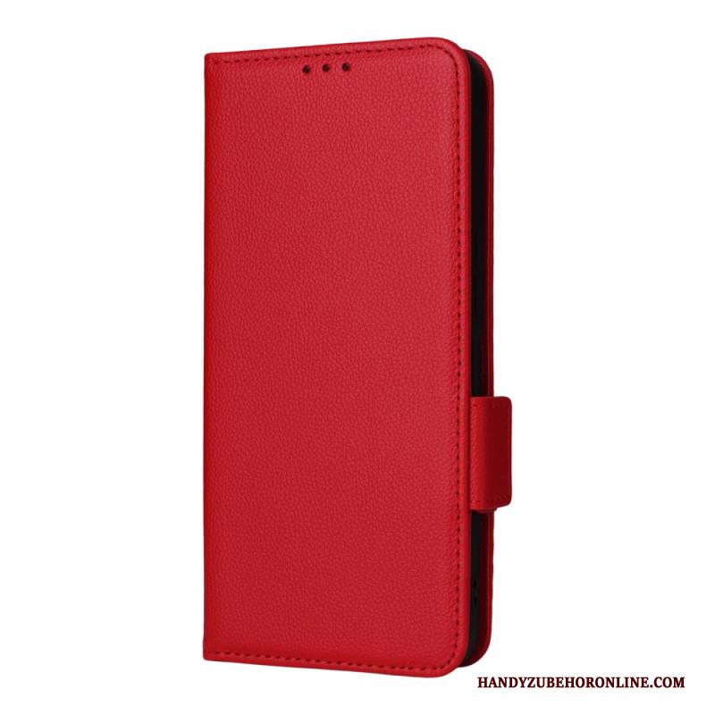 Lederhüllen Realme 14t 5g Handyhülle Litschi-textur Mit Riemen