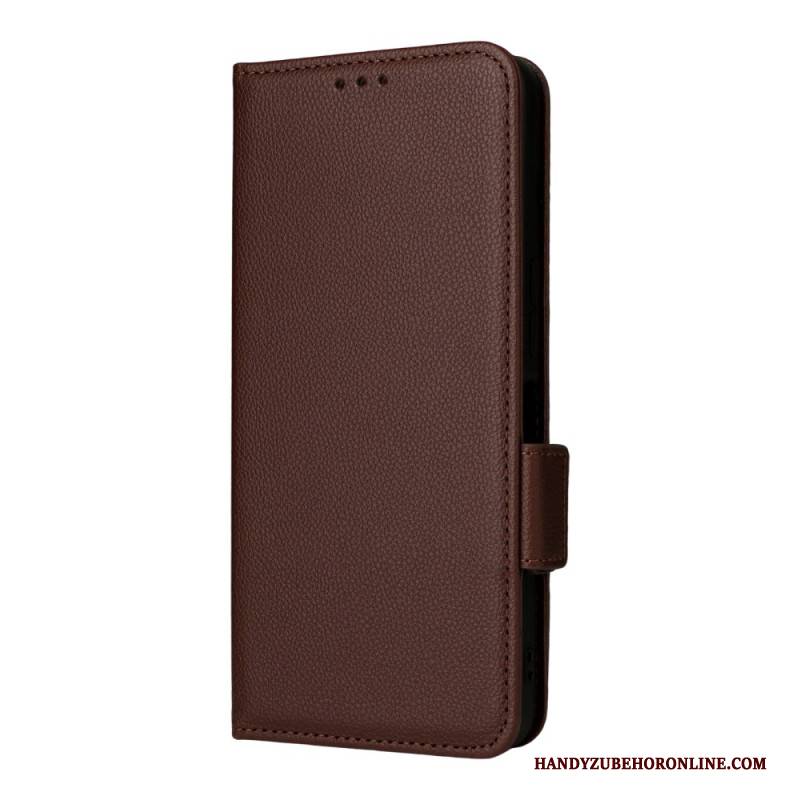 Lederhüllen Realme 14t 5g Handyhülle Litschi-textur Mit Riemen