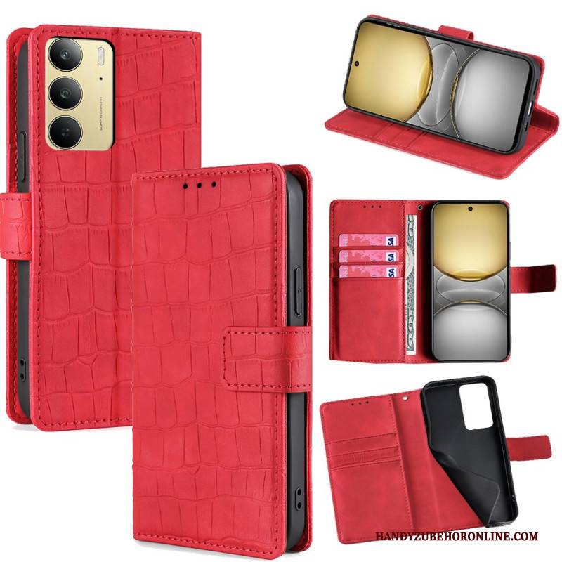Lederhüllen Realme 14x 5g Krokodiloptik