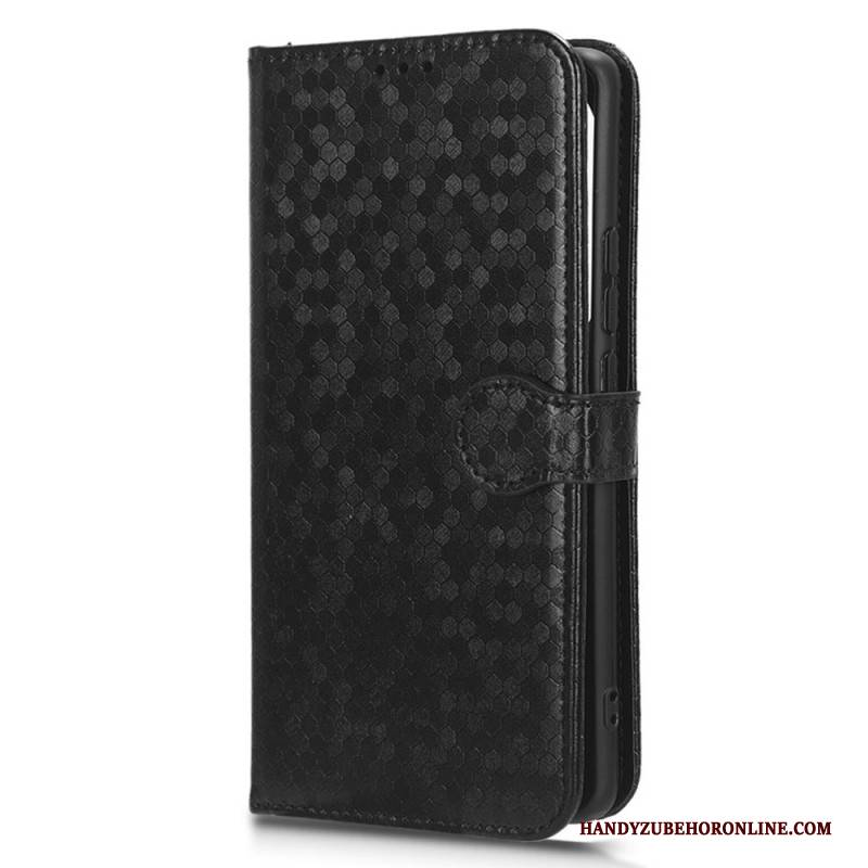 Lederhüllen Realme C53 Glitzerpunkte Mit Trageband