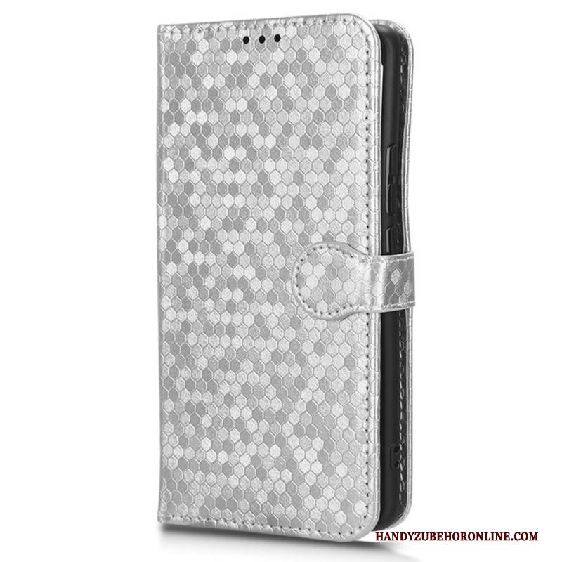 Lederhüllen Realme C53 Glitzerpunkte Mit Trageband